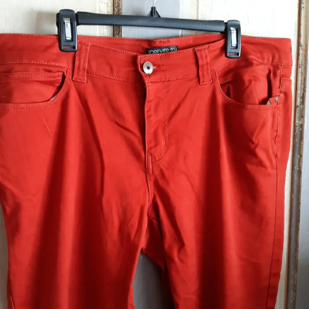 Forever 21 burnt orange jeans - Image 2