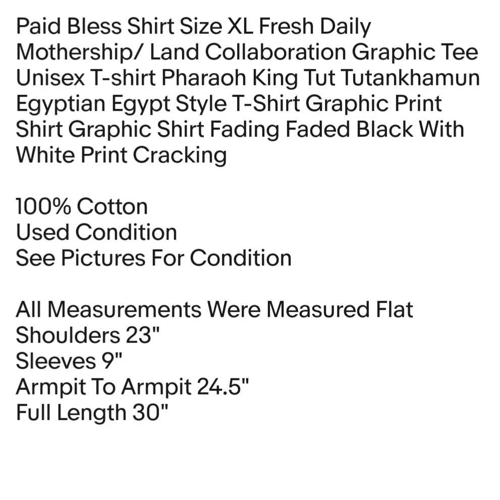 Shirt Size XL Fresh Daily Mothership/ Land Collaboration Graphic Tee Unisex T-shirt - Image 2