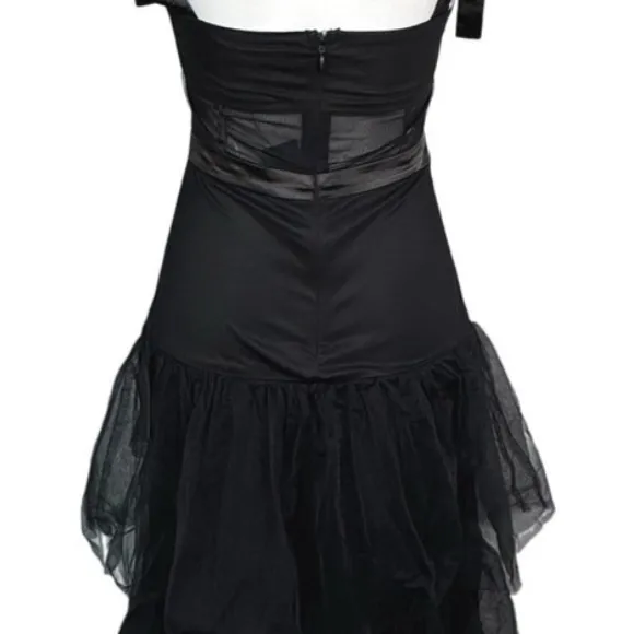 LULUS NWT Mystique Black Tulle Tie - Image 8