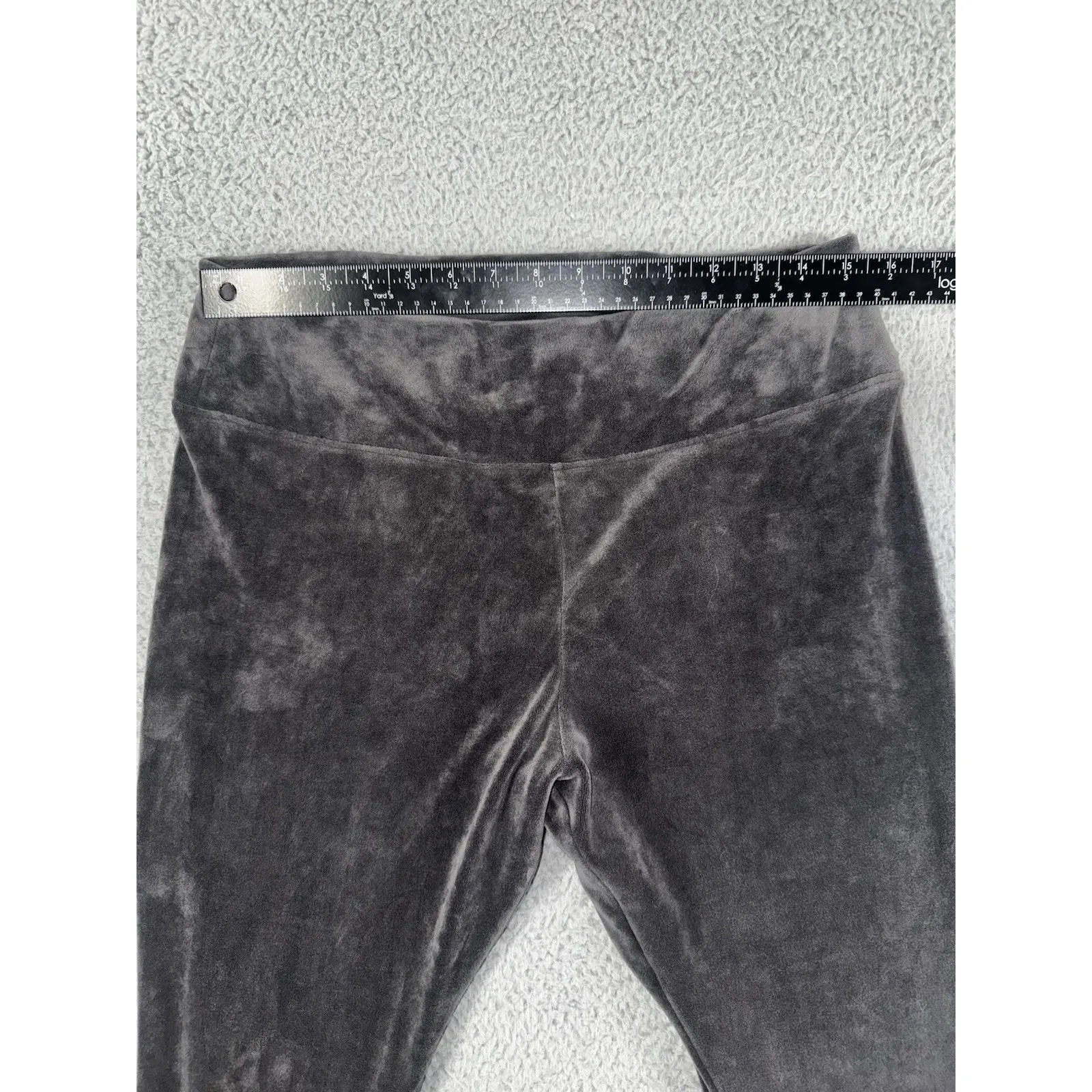 Pure Jill Pull‎ On Pants Women Large Velvet Velour Soft Minimalist Steampunk - Image 3