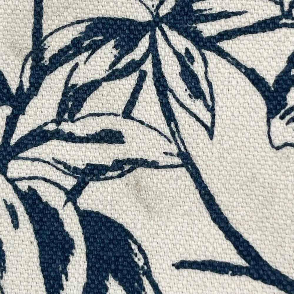 ENVOGUE Reusable Tote NWT Blue Floral Classic Shabby Cottage Canvas Shop Coastal - Image 8