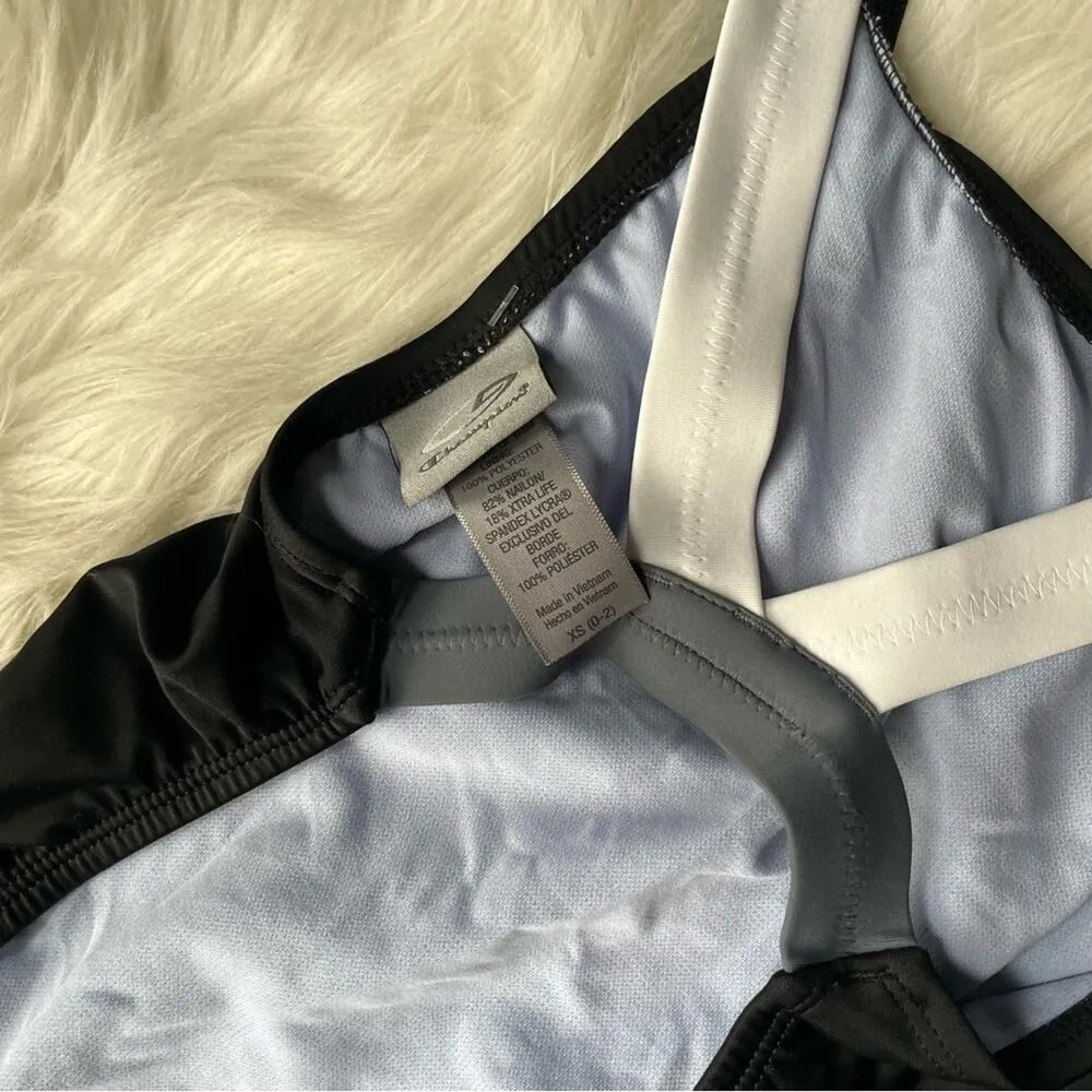 Athletic One Piece Swimsuit Black & White NWOT Size XS - Image 3