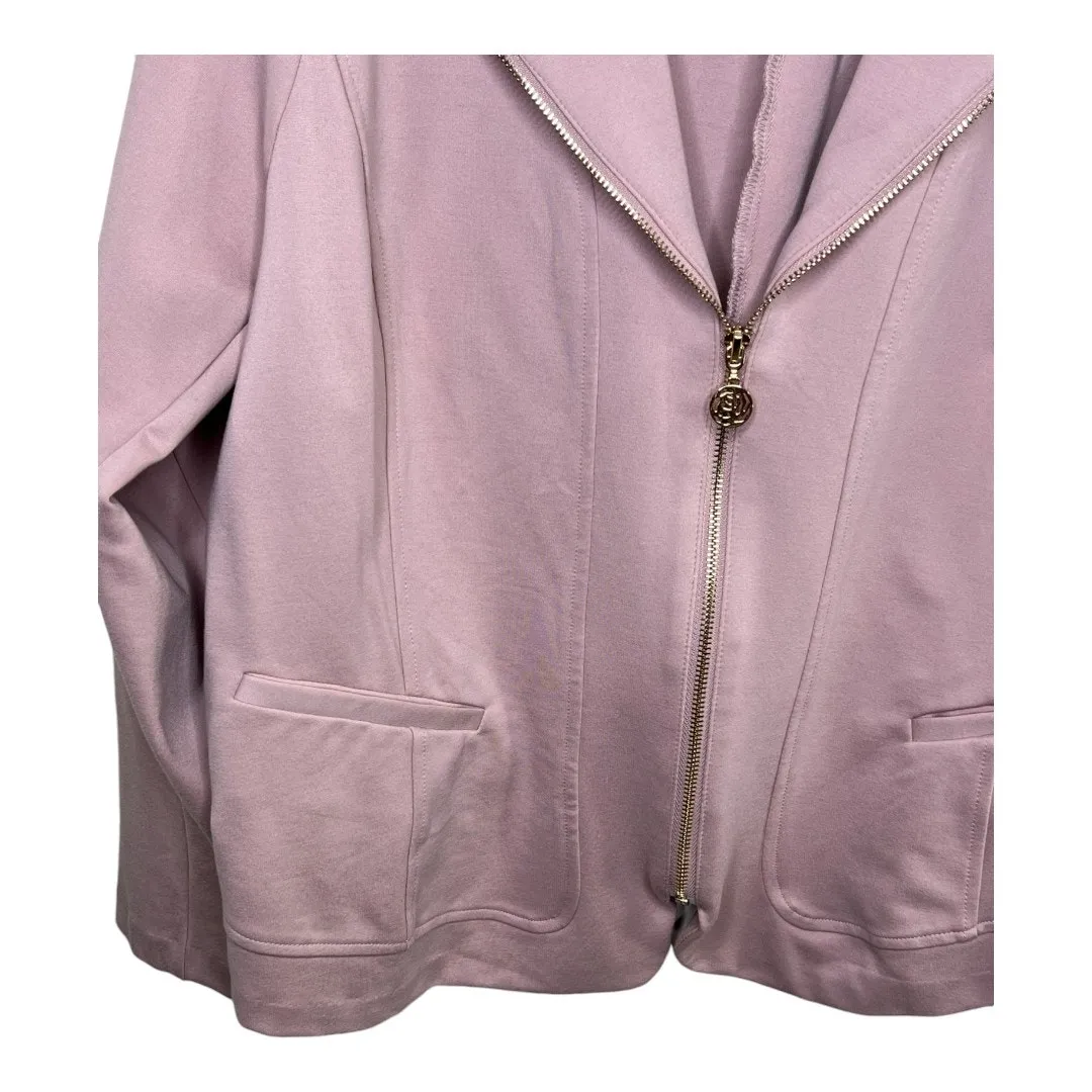 Torrid Studio Ponte Moto Zip-Front Jacket in Size 3 - Image 5