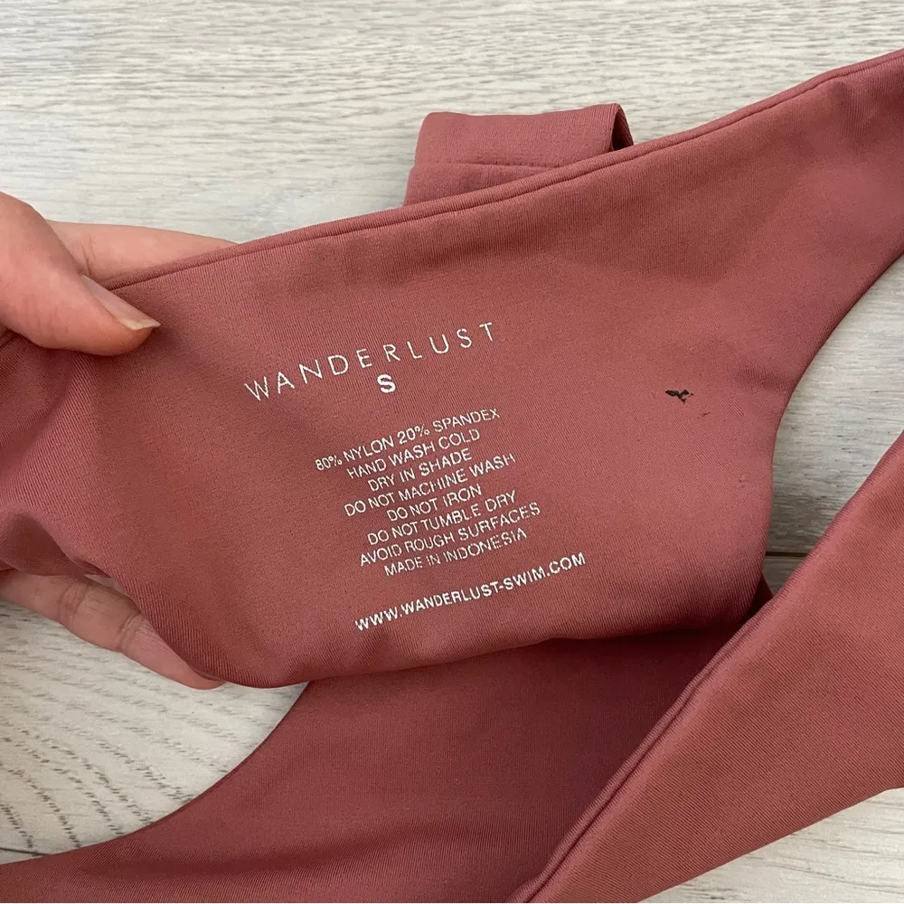 Wanderlust Bikini Bottoms thong cheeky swim womens Red (small) beach summer - Image 3