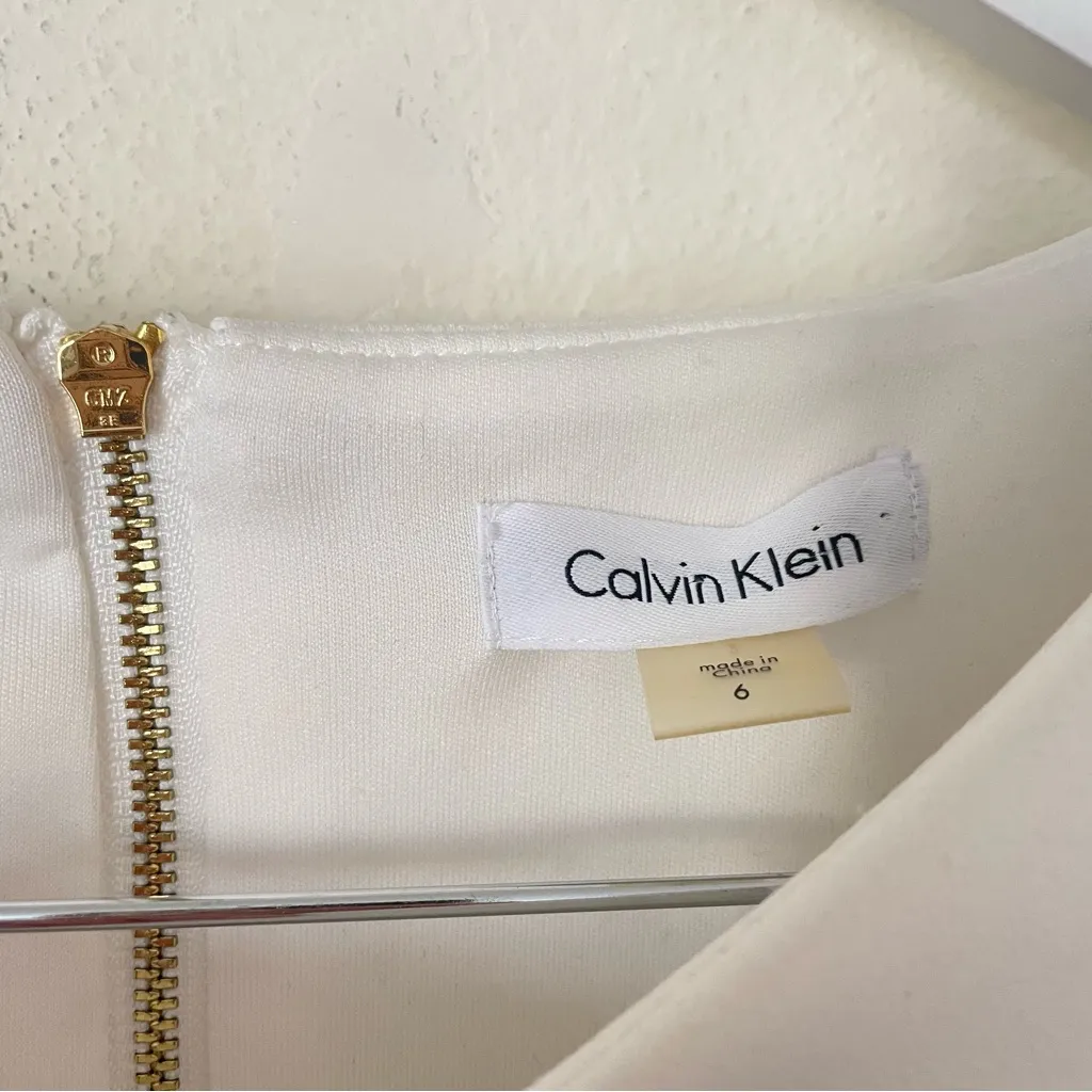 Calvin Klein Bell Flare Sleeve Mini Dress - Image 3