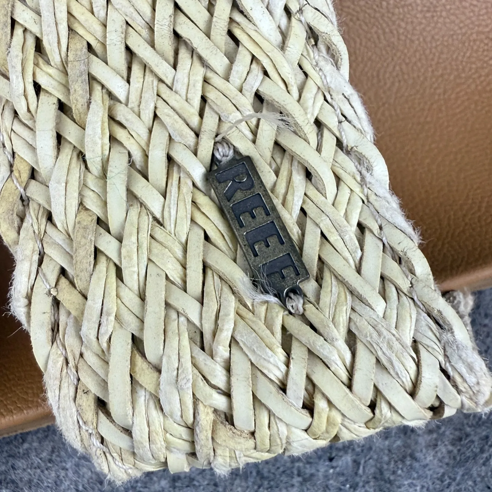 REEF CUSHION VISTA BRAID WOMEN'S SANDAL‎ IN VINTAGE SZ 7 FLIP FLOP SUMMERCORE - Image 8