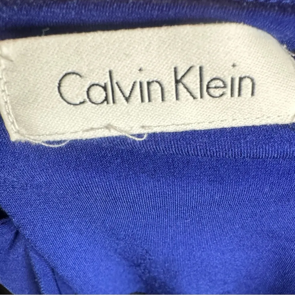 Calvin Klein beautiful ombré abstract print pleated top size XL - Image 5