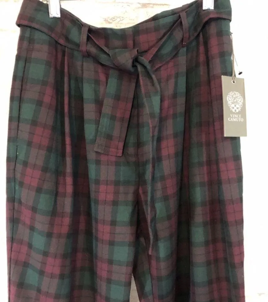 Vince Camuto Plaid Cropped Pants - Image 5