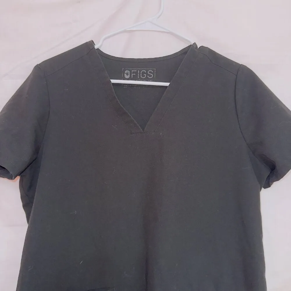 FIGS Casma Scrub Tops Classic Fit 3 Pockets Four-Way Stretch Anti-Wrinkle small - Image 3