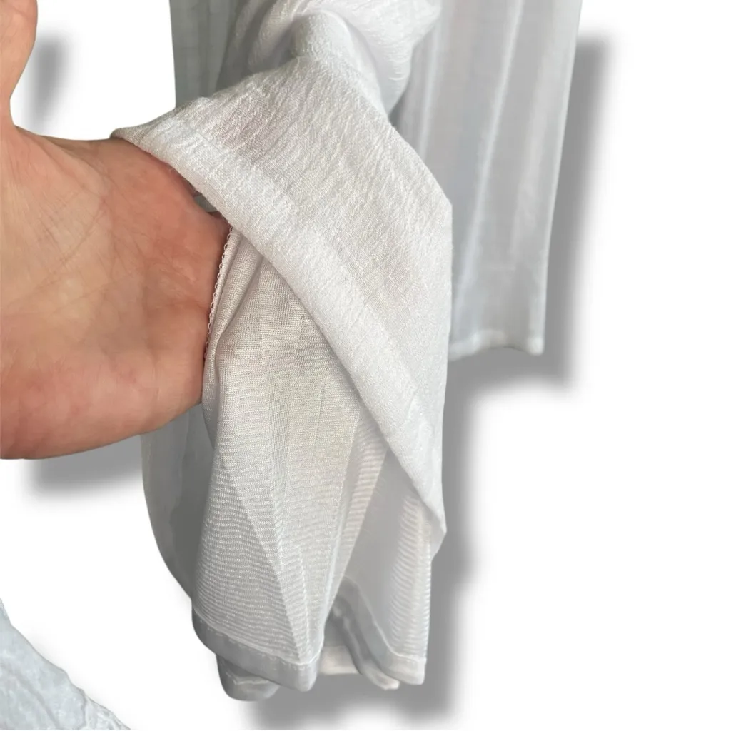 @zucar white summer pants suit NEW Size L - Image 12