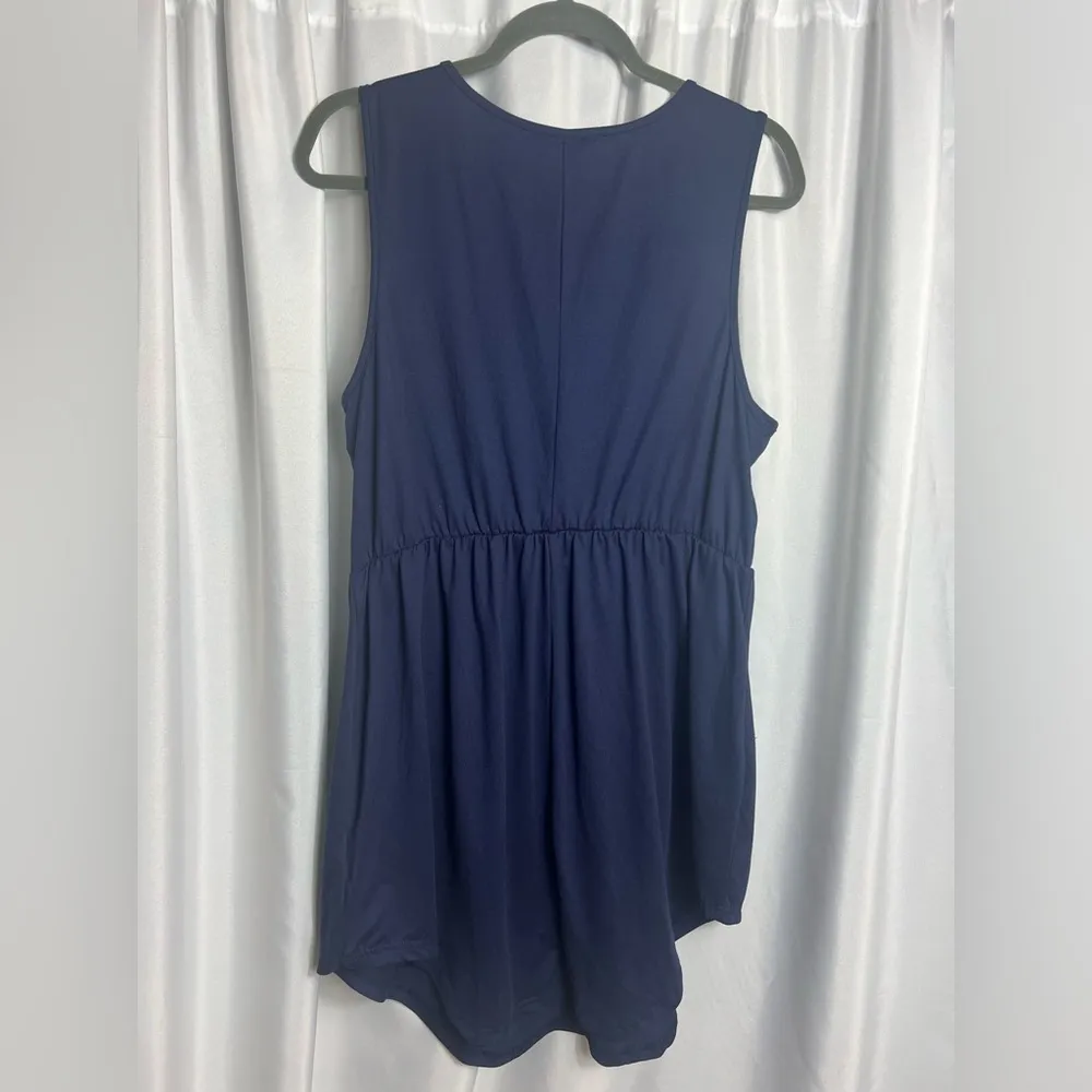 SHEIN Curve Dress Blue Drawstring Size 1XL - Image 5