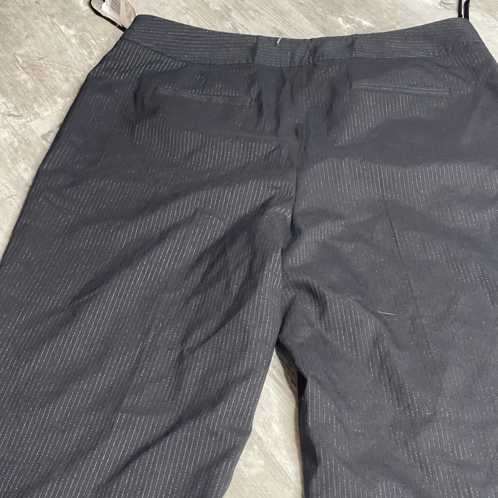 Jones New York dress pants womens size 12‎ straight black Stretch Z-275 - Image 8