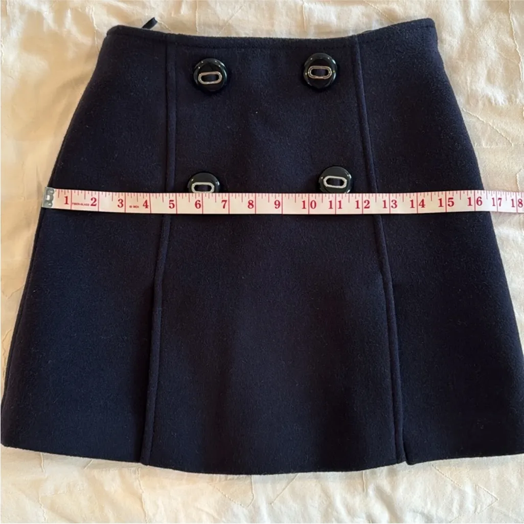Prada navy blue wool Skirt - Image 11