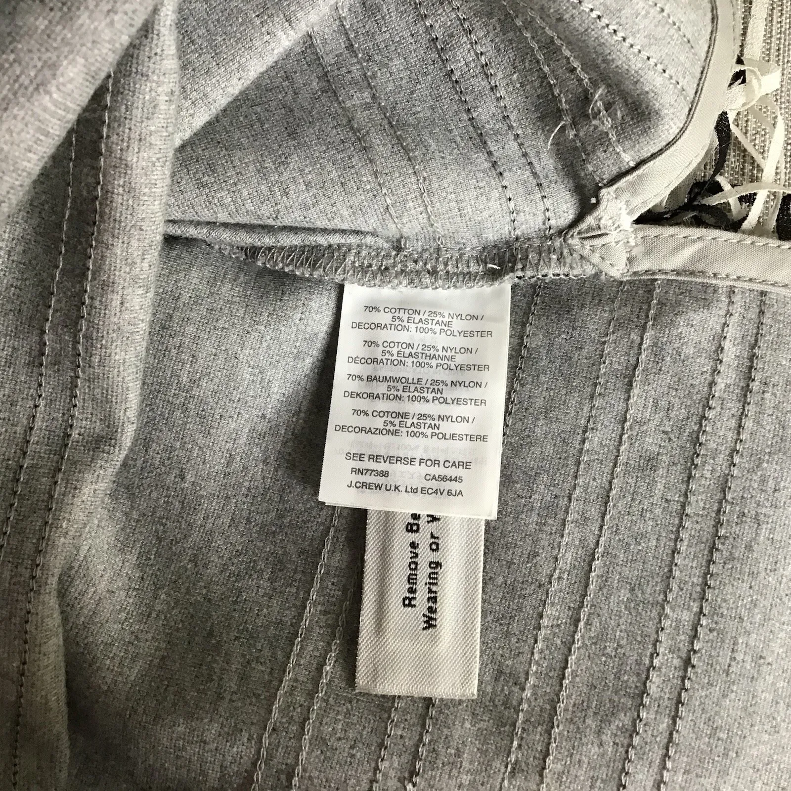 J CREW WOMENS GRAY KNIT TOP‎ WITH FUN FRINGE SIZE S SLEEVELESS GenZ  Rare Find - Image 4