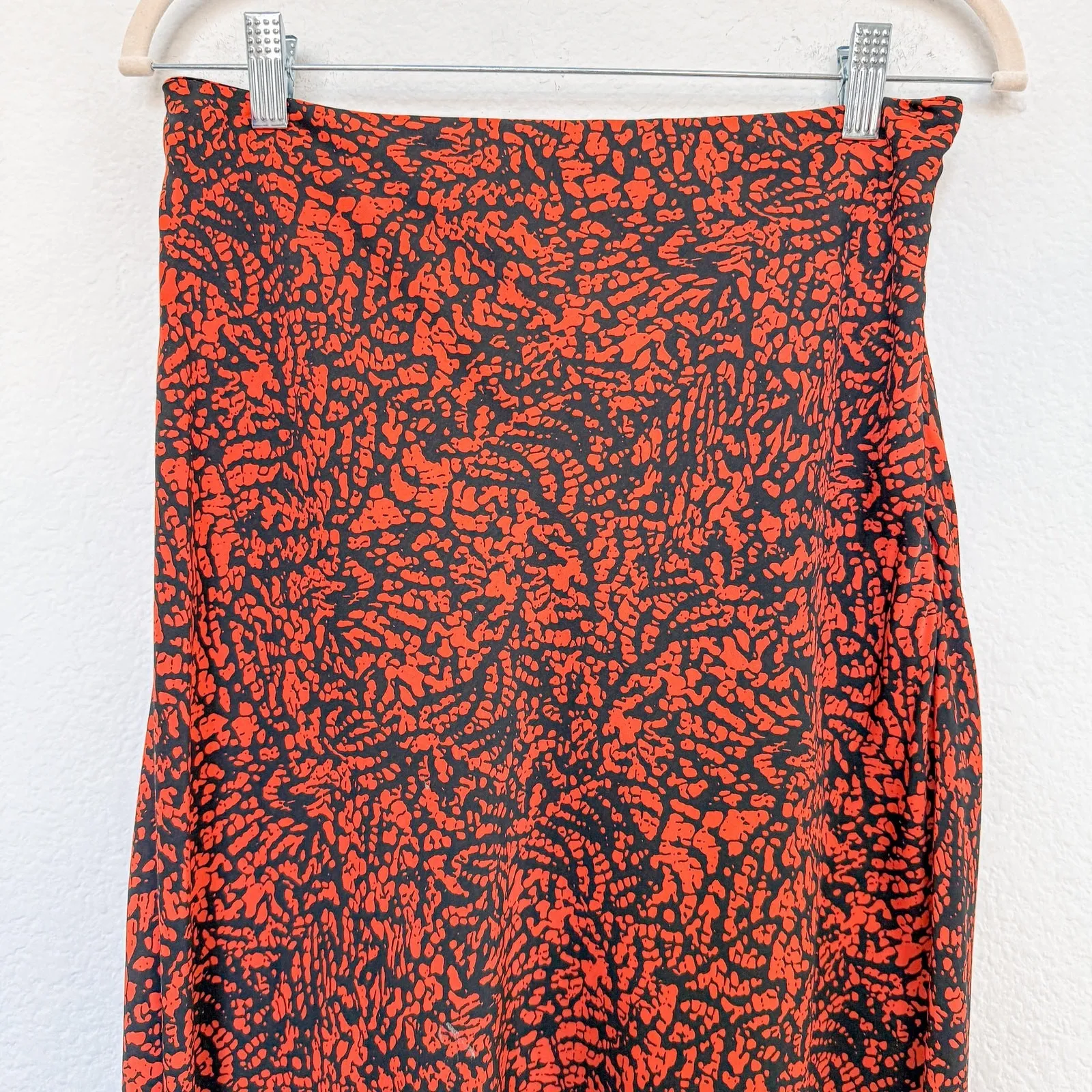 The Fifth Label Womens Skirt Size‎ 8 Red Black A-Line Midi Y2K Edgy Chic Office - Image 4