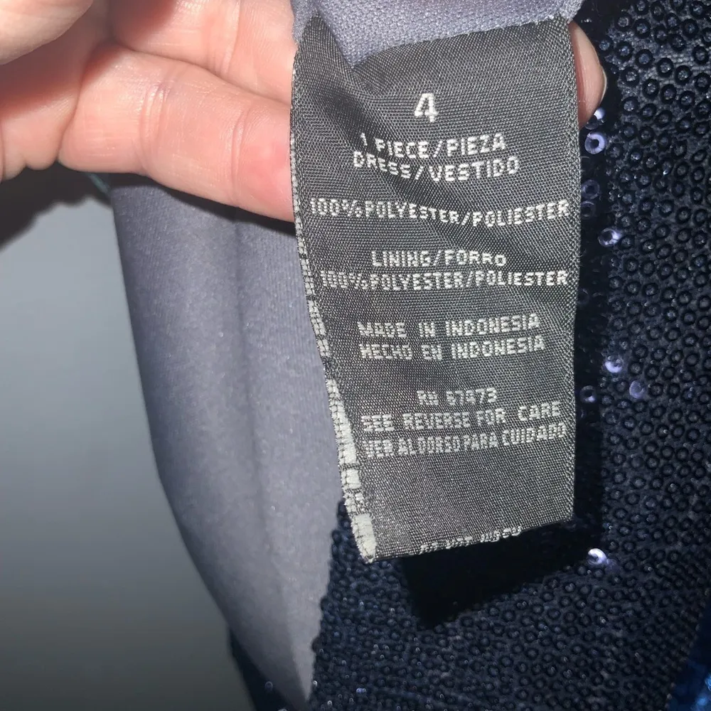 Gabby Skye Sequins Sleeveless Zip Back Mid Thigh Party Stretchy Prom Dress 4 NWT - Image 10