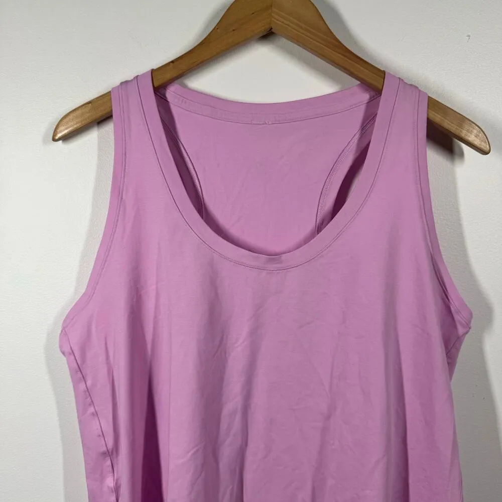 Lululemon Love Tank Women Size 12? Pink Purple VITP Racer Back Pima Cotton Yoga - Image 3