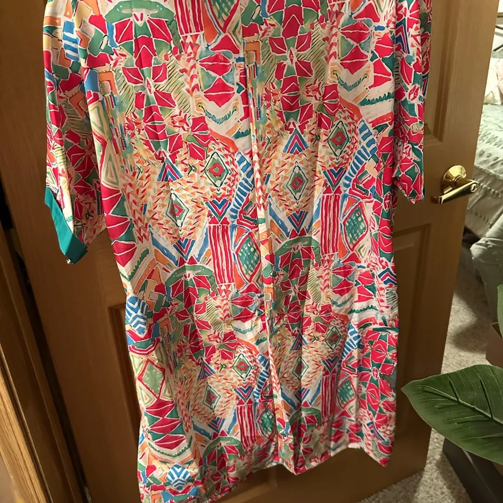 Vintage inspired like Farm Rio shirt dress - Image 5