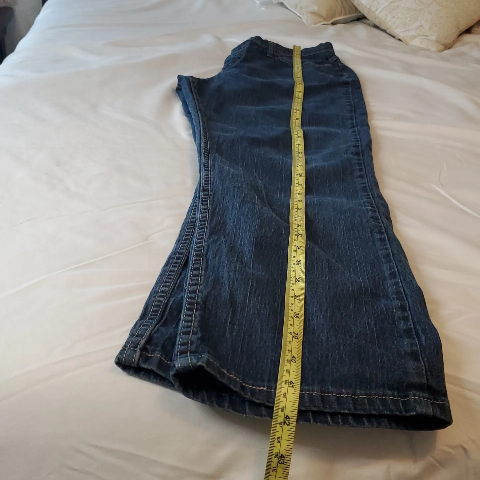 Riders by Lee Blue Straight Leg Jeans  Size:10M - Image 5