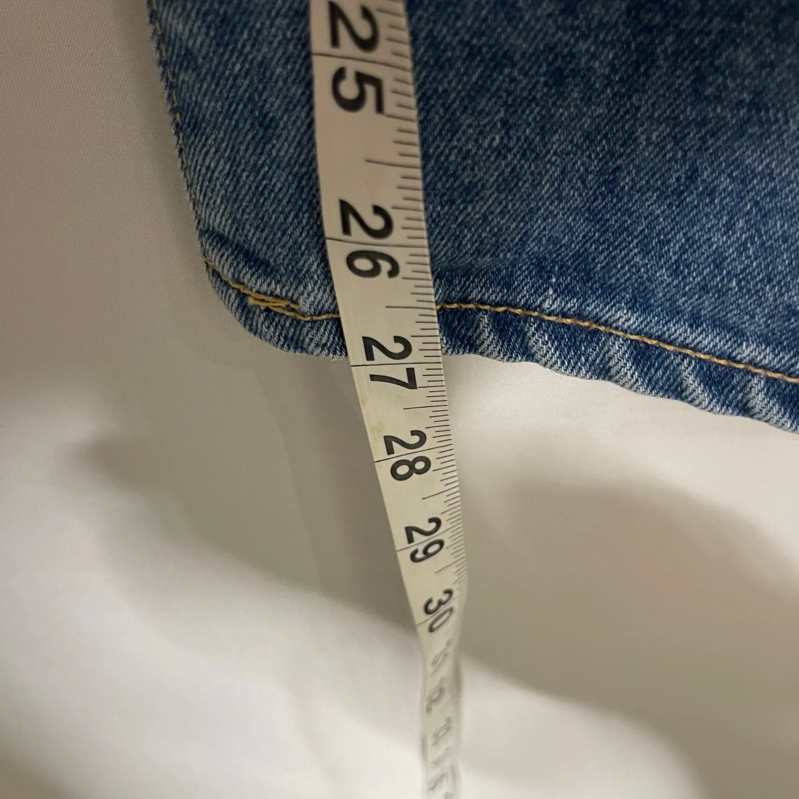 SLVRLAKE Beatnik Ankle Straight Jeans in Forever Blue Sz 28 - Image 10