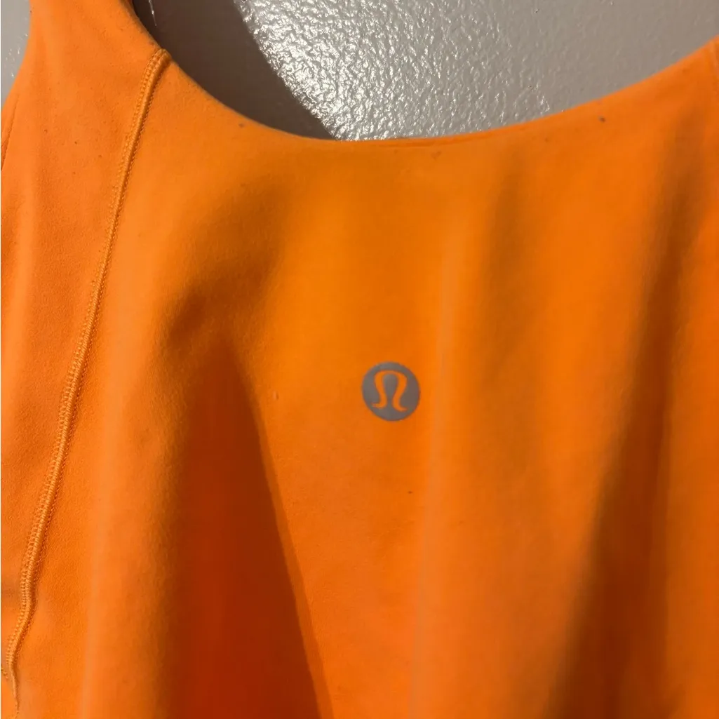 Lululemon Align Tank Top Women’s Size 12 Bright Orange - Image 3