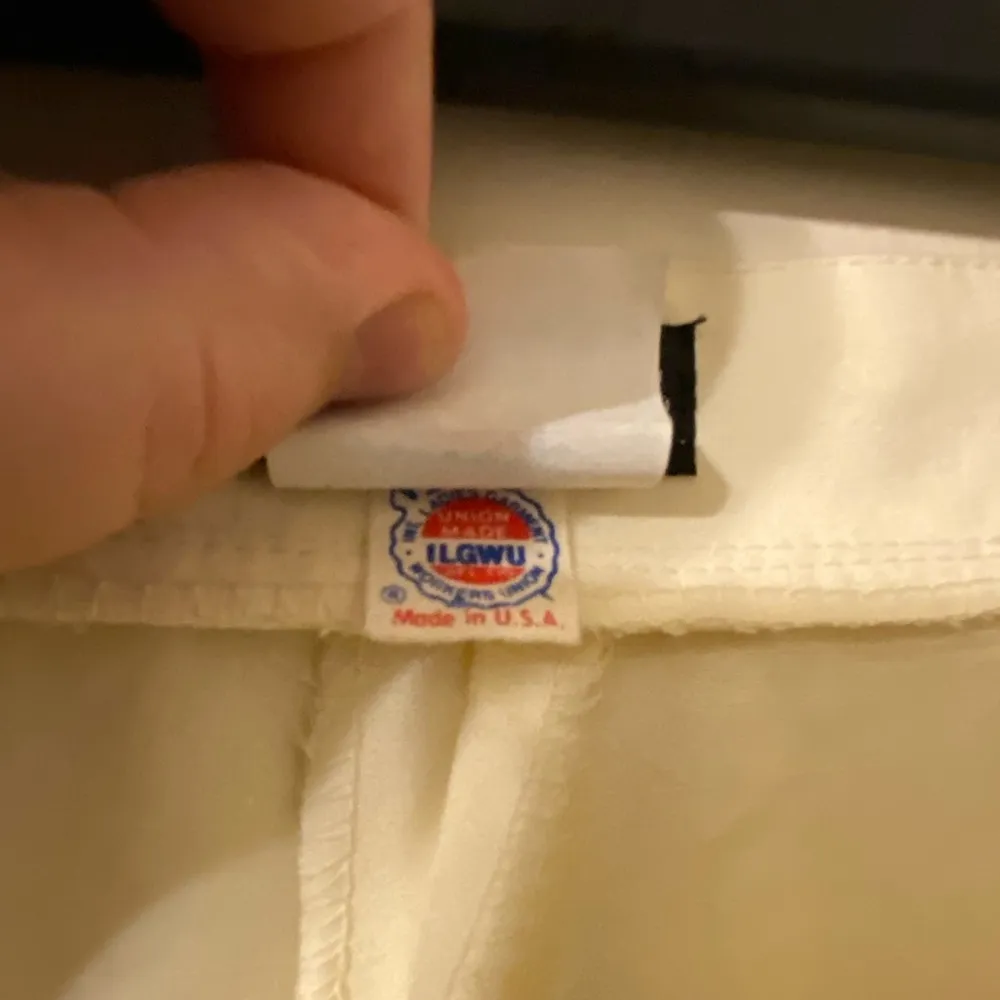 New NWT NOS 1970s Panther Beige Womens High Waist Pants Slacks Made In USA Large - Image 5