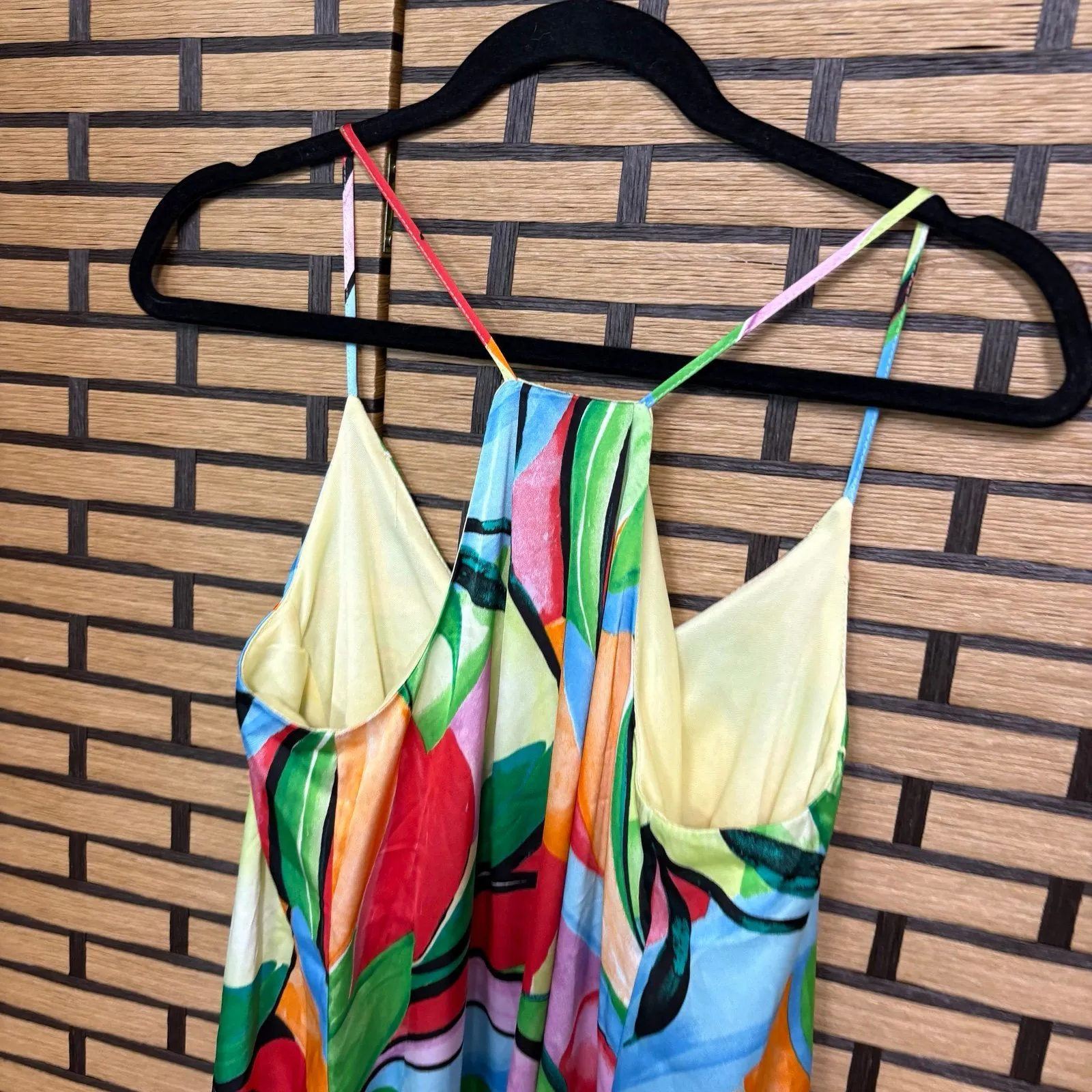 Nicole Miller Multi Color Maxi‎ Dress Size Small - Image 6