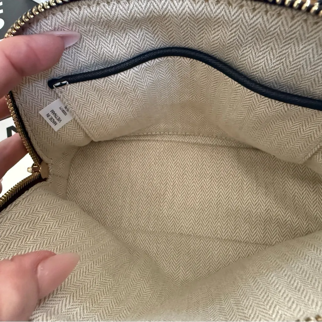 Tory Burch Emerson Mini Dome Satchel Crossbody – Black Saffiano Leather NWT - Image 6