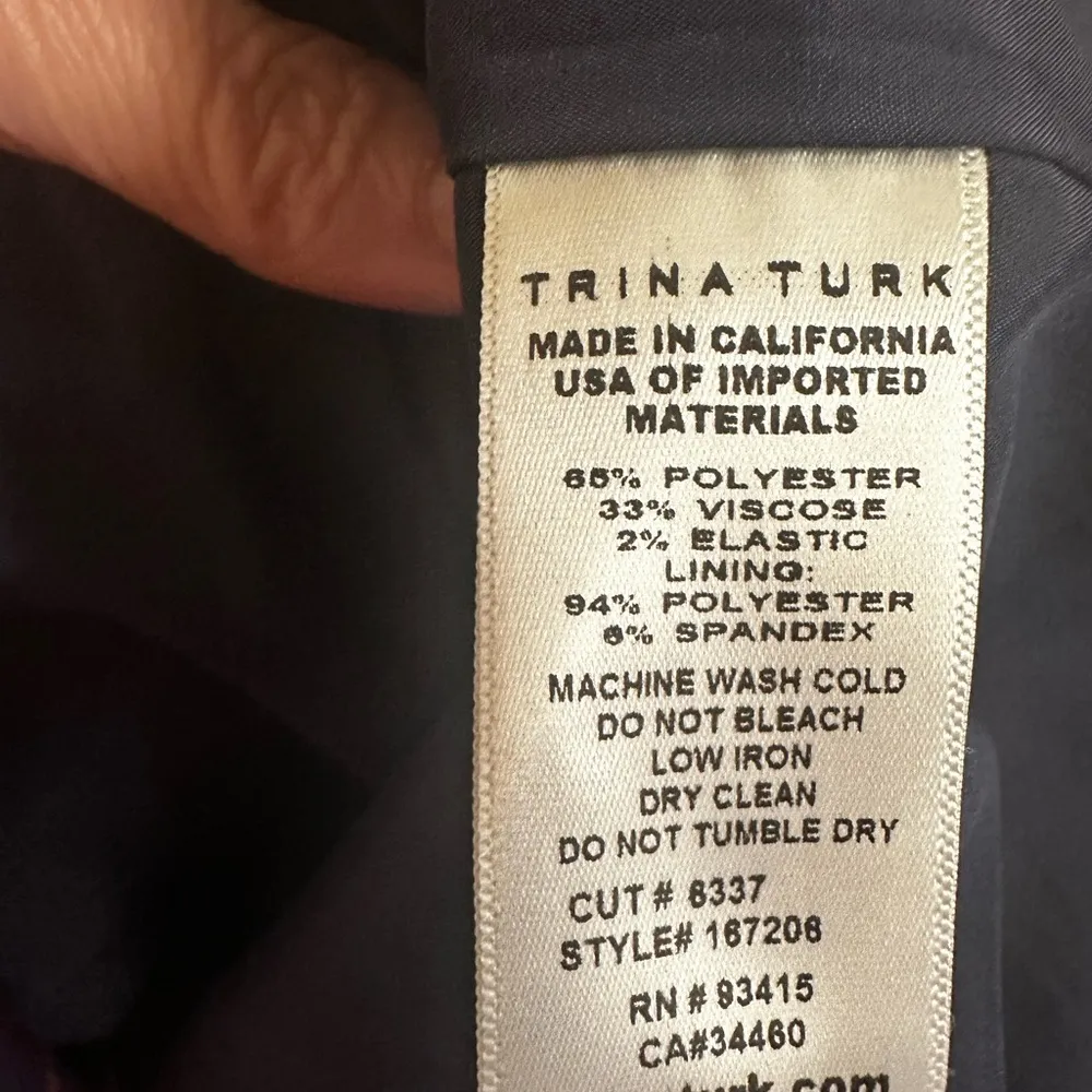 Womens Tartan Plaid Navy Blue Lined Knee-Length Pencil Skirt Size 10 - Image 10