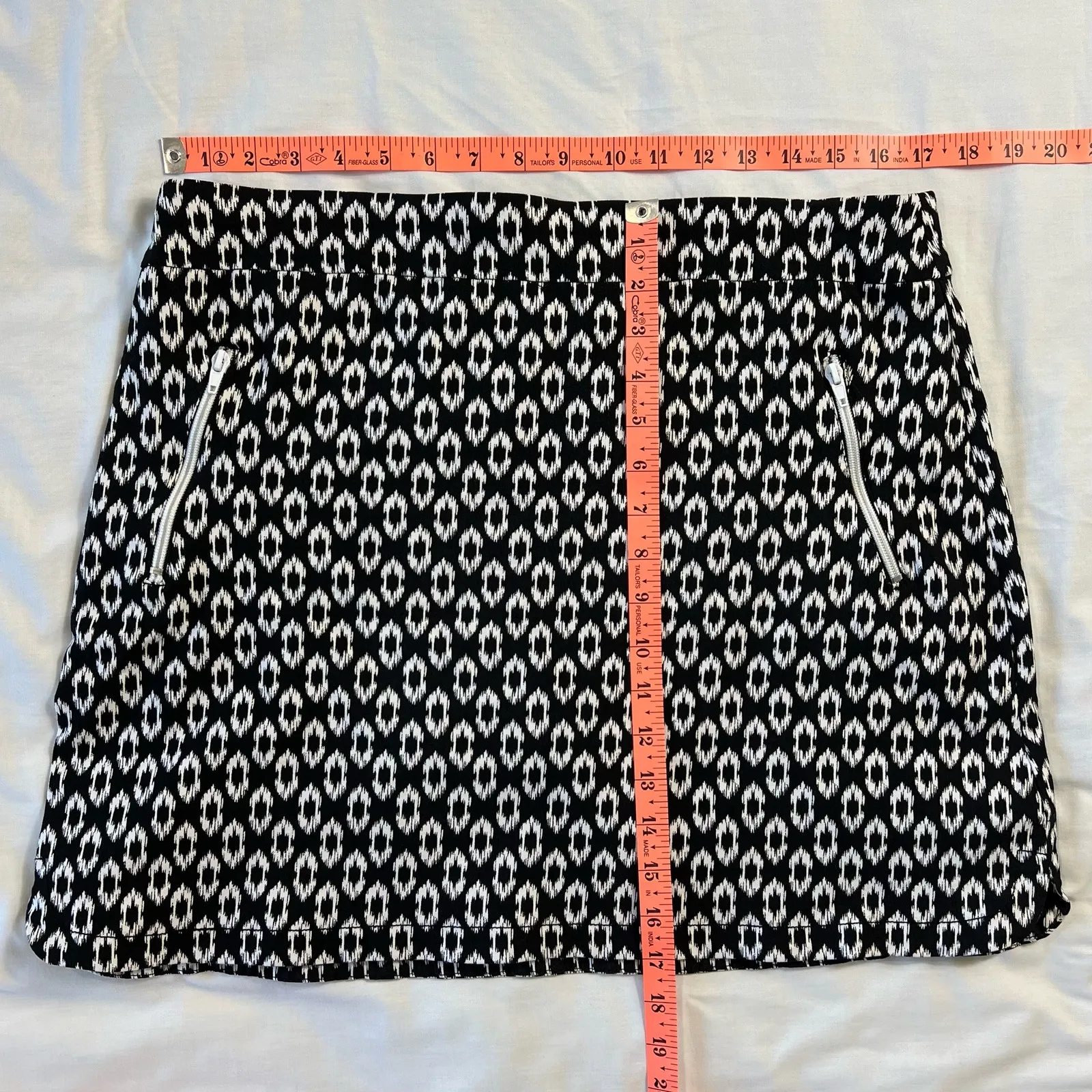 Ruby Rd. Women's 12 Black & White Skirt with Shorts Athletic Fit - Image 6