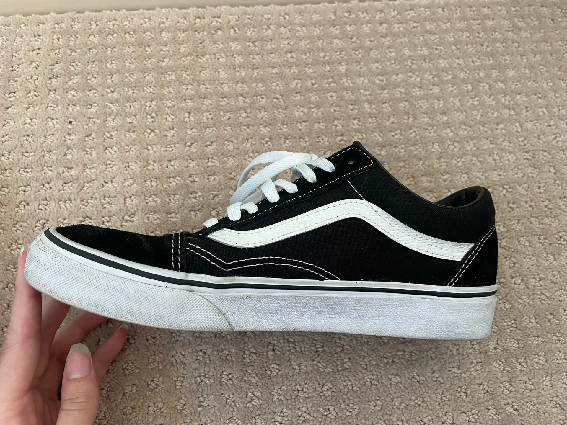 Vans  Black Suede Old Skool Sneakers - Image 8