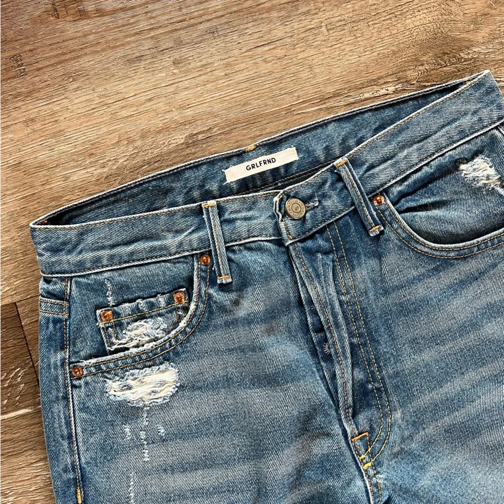 GRLERND Revolve The Helena High Rise Straight Crop Jeans in Psychedelic Shack - Image 7