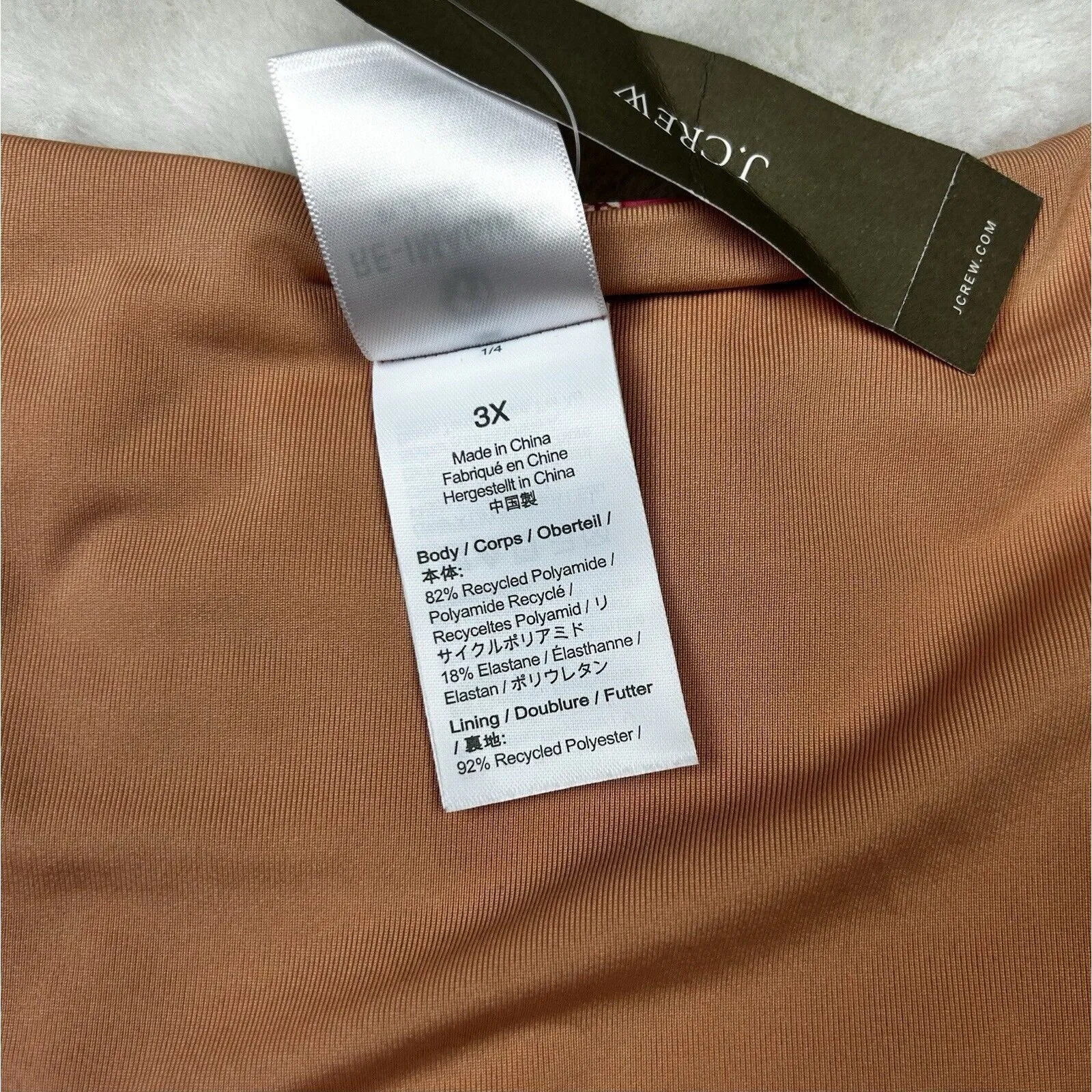 J Crew Women's High-Rise Bikini Bottom Floral Coral - Image 4