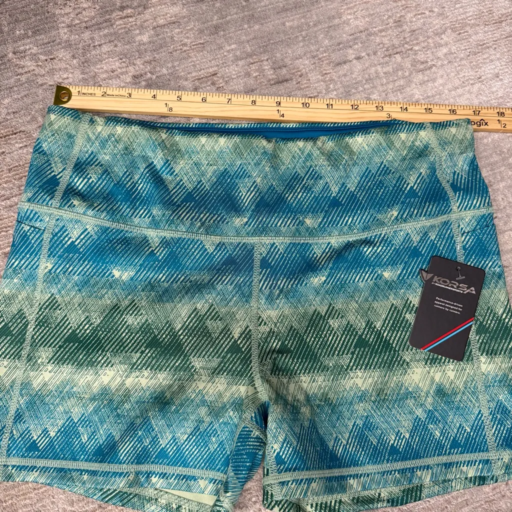 Korsa Hypnotic Compression 3.5” Activewear Shorts Blue Size XL - Image 5