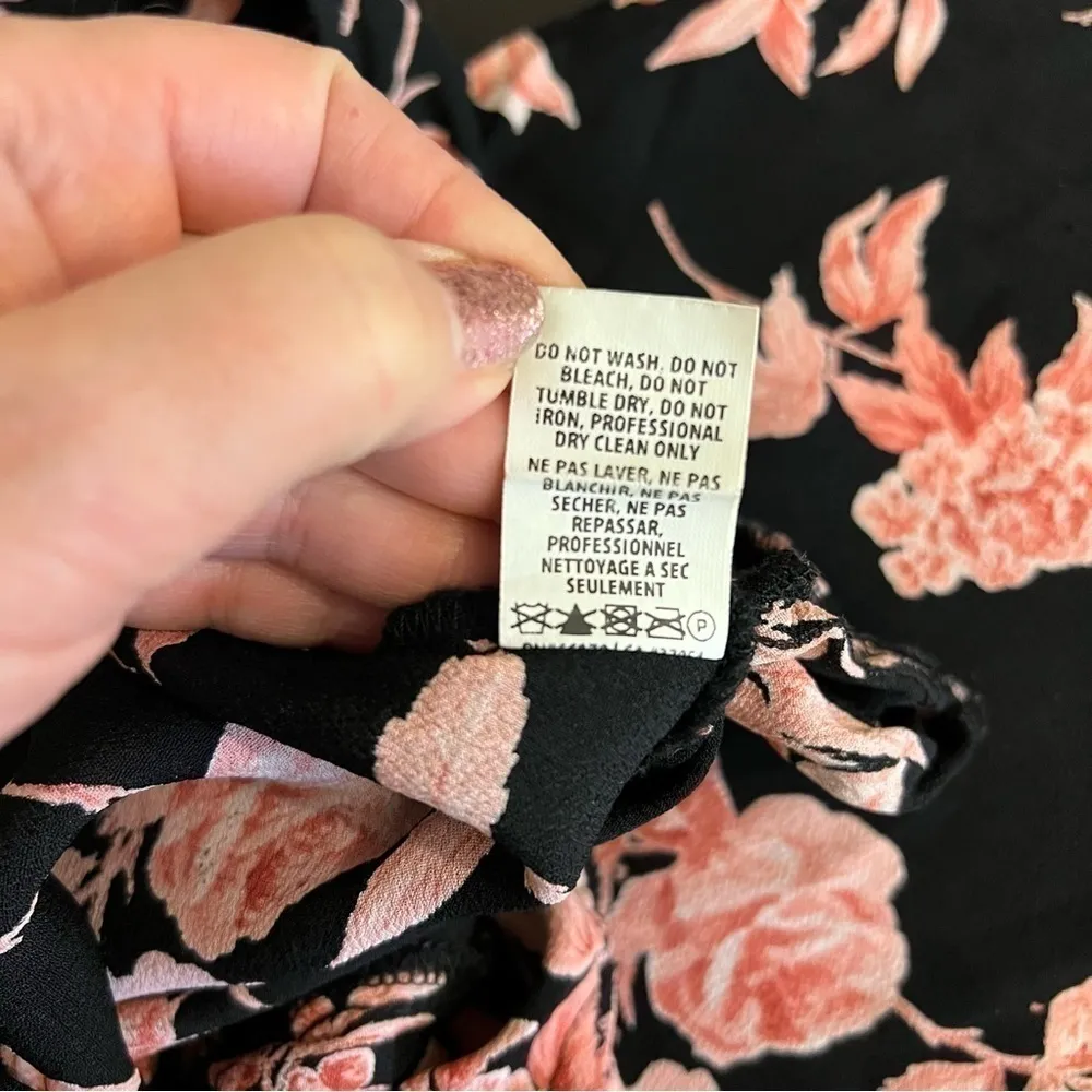 Flynn Skye Amanda Jumper, strapless, backless, floral print, size 2 (S) - Image 7