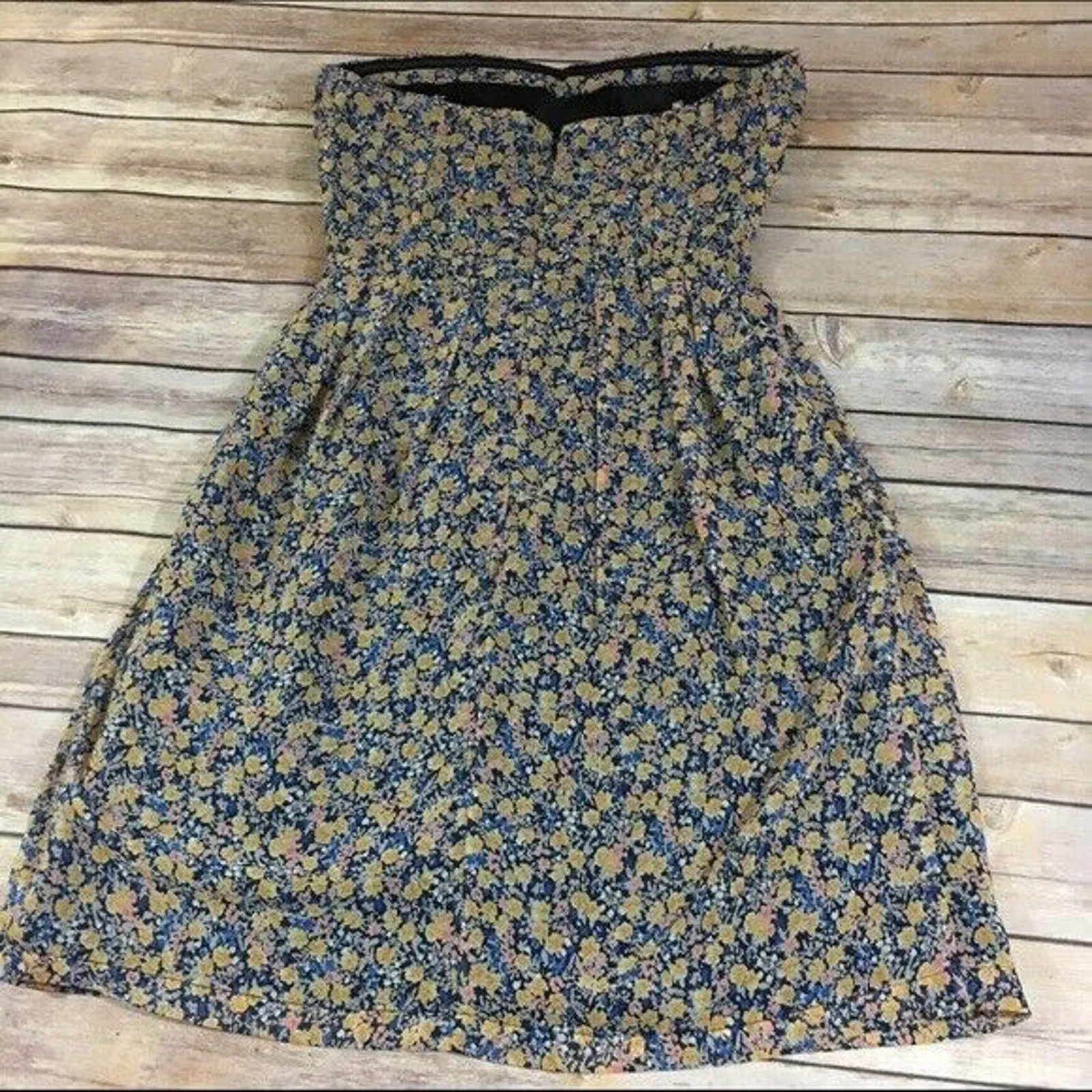 Miss Me MM Couture Womens Dress Size‎ M Strapless Floral NEW - Image 3