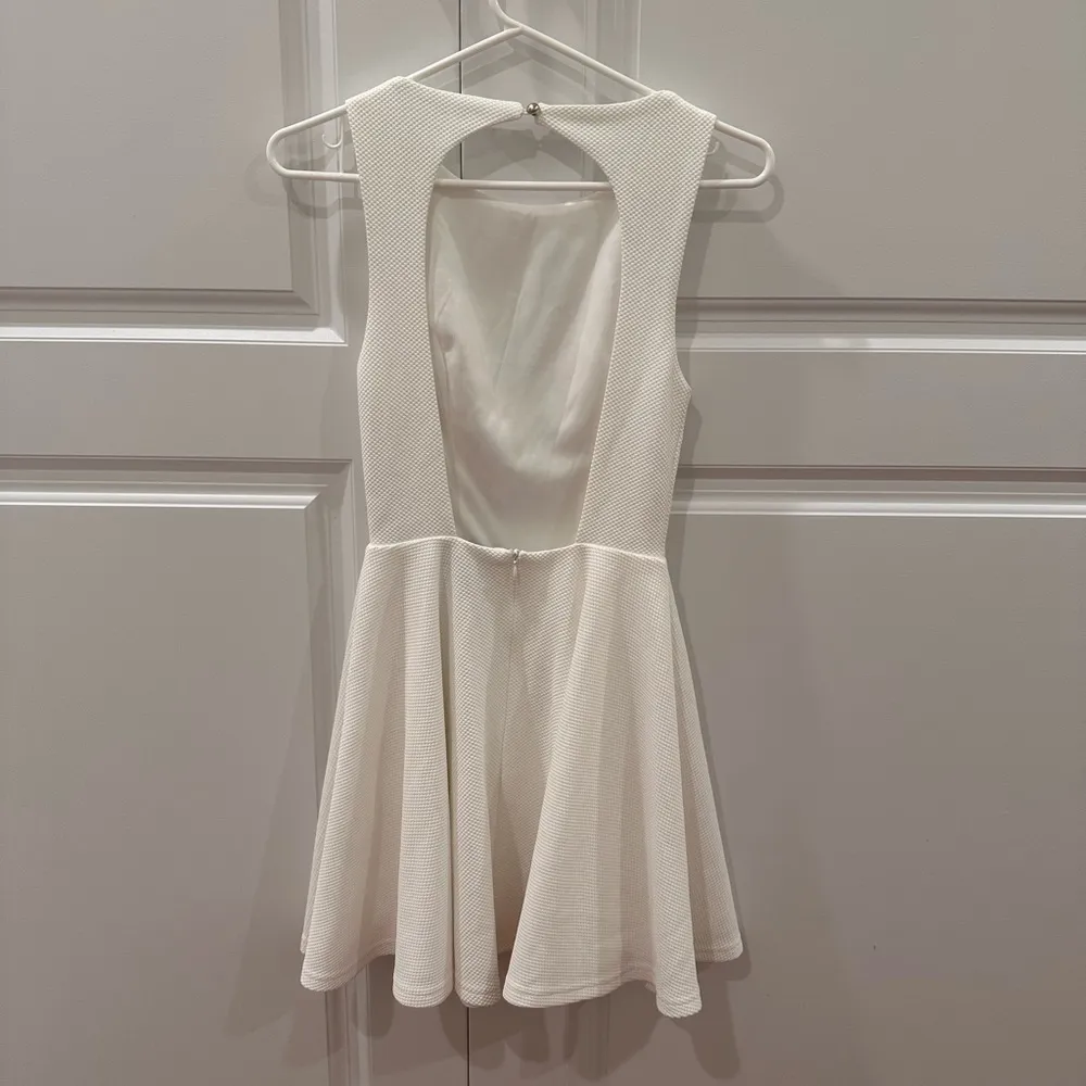 Lulus Gal About Town White Skater Dress - Image 4