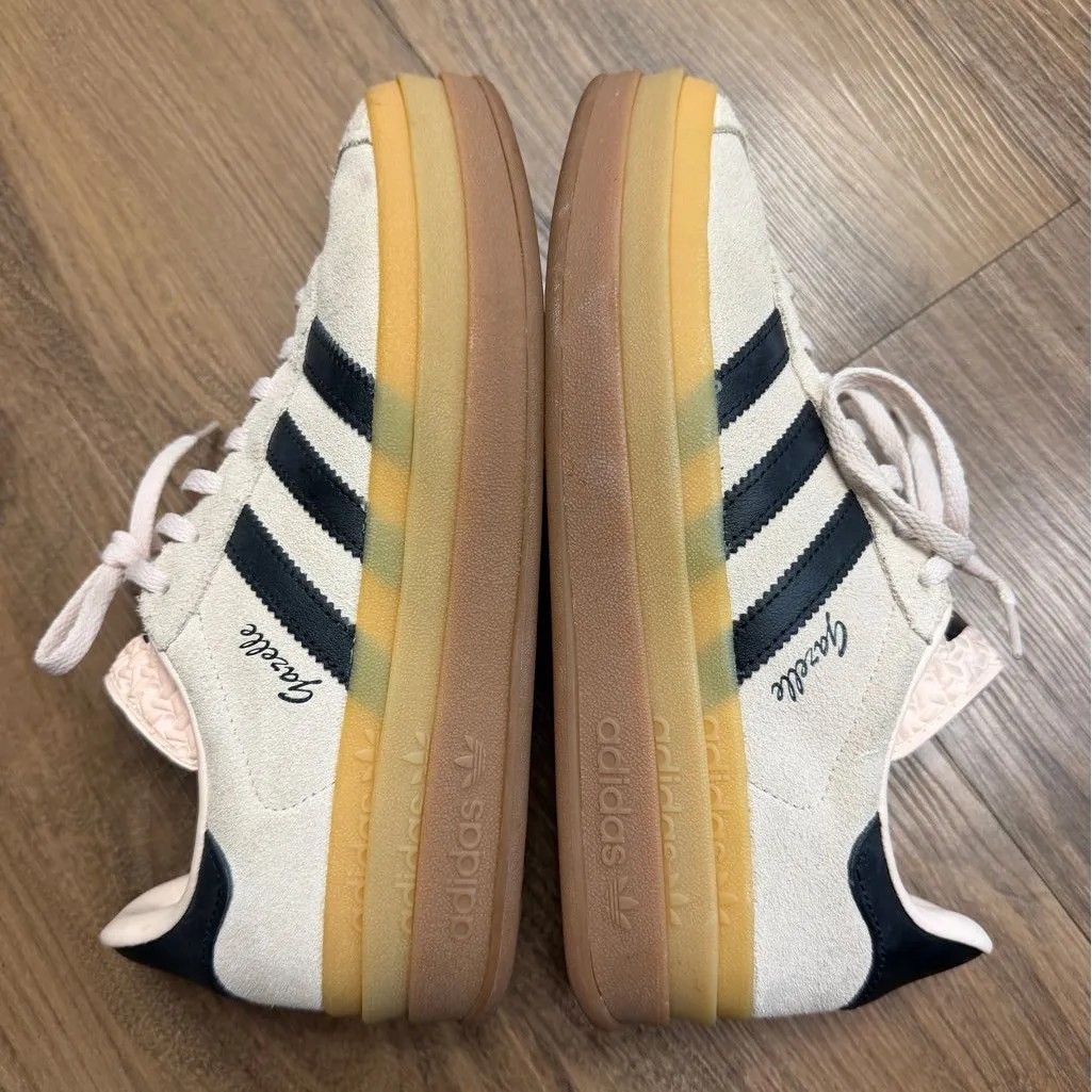 Adidas Gazelle Pink Wonder Quartz Core Black Suede US Women’s 7 Athletic Sporty - Image 4