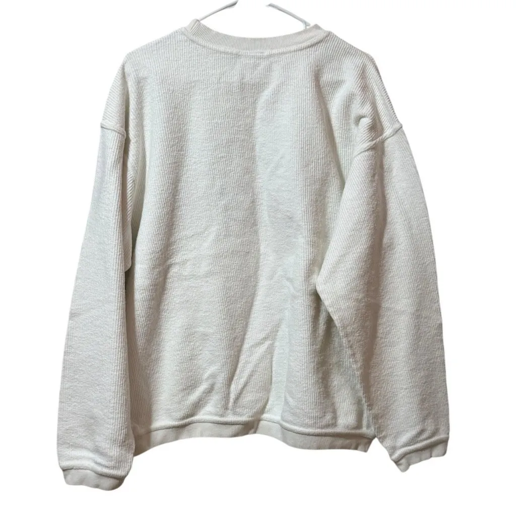 Walt Disney World Crewneck Sweatshirt Size Medium Ribbed Cotton Vacation Travel - Image 2