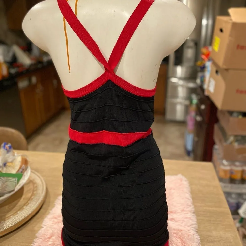 Say what? Black and red mini dress - Image 4