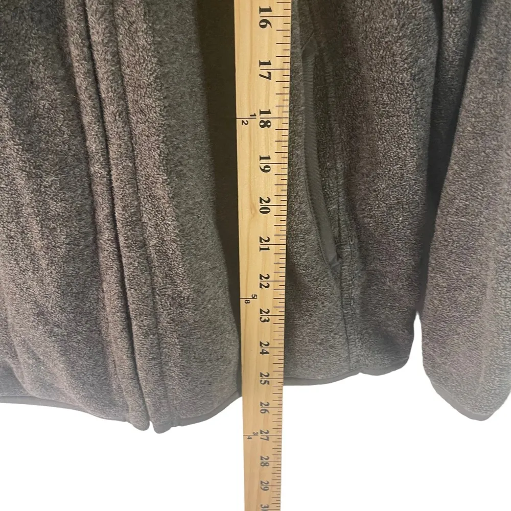 Uniqlo Women's Size Medium‎ Grey Full Zip Fleece Sweater - Image 8