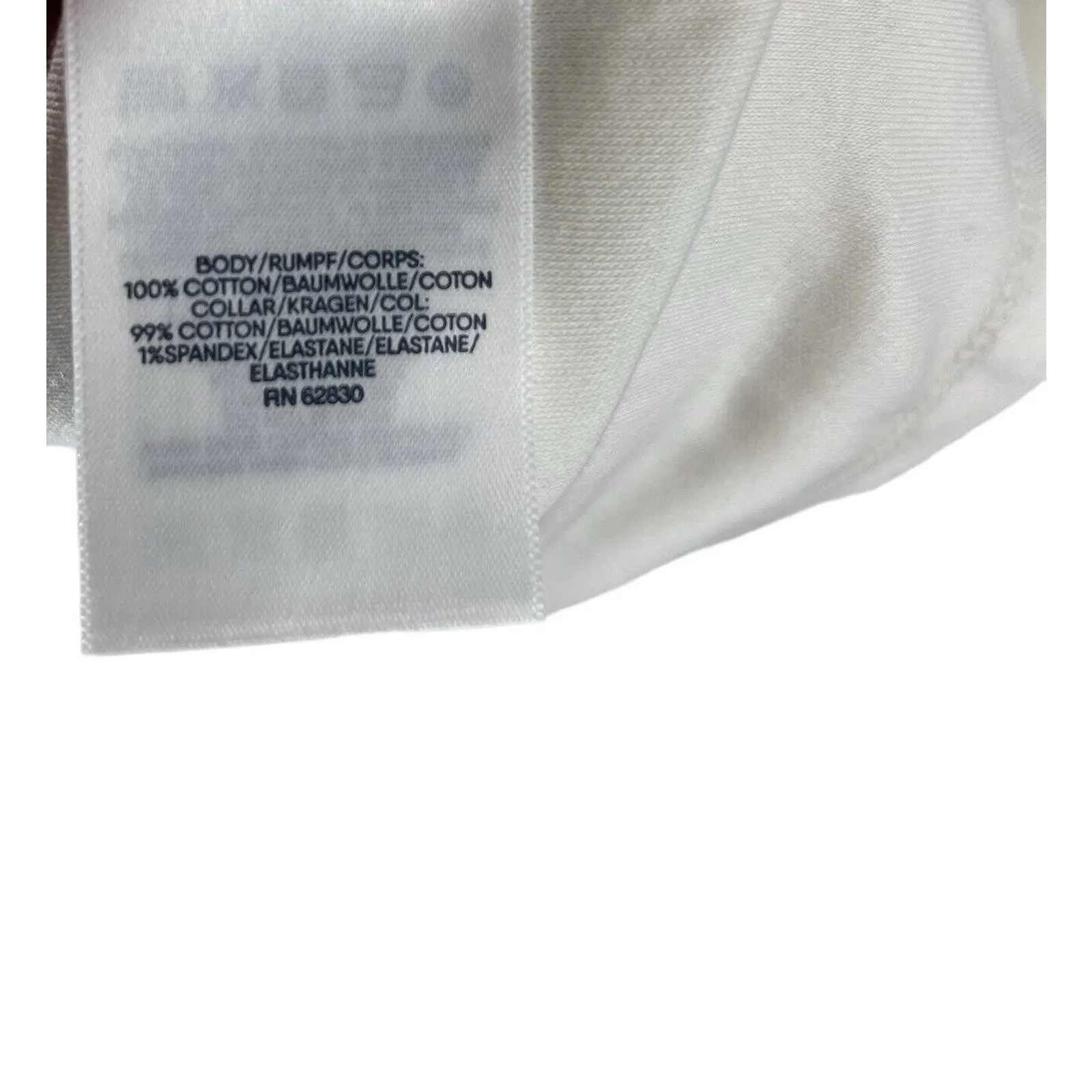 Lands' End Polo Shirt Womens Large Bird White Orange Cotton Preppy Whimsical - Image 5