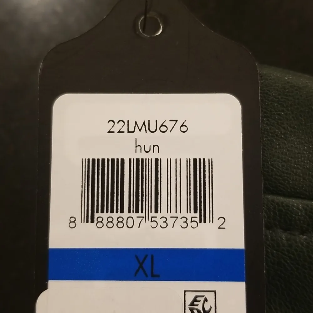 💕GUESS💕 Faux Leather Hooded Moto Jacket Zip Front Scuba ~ Hunter Green XL NWT - Image 15