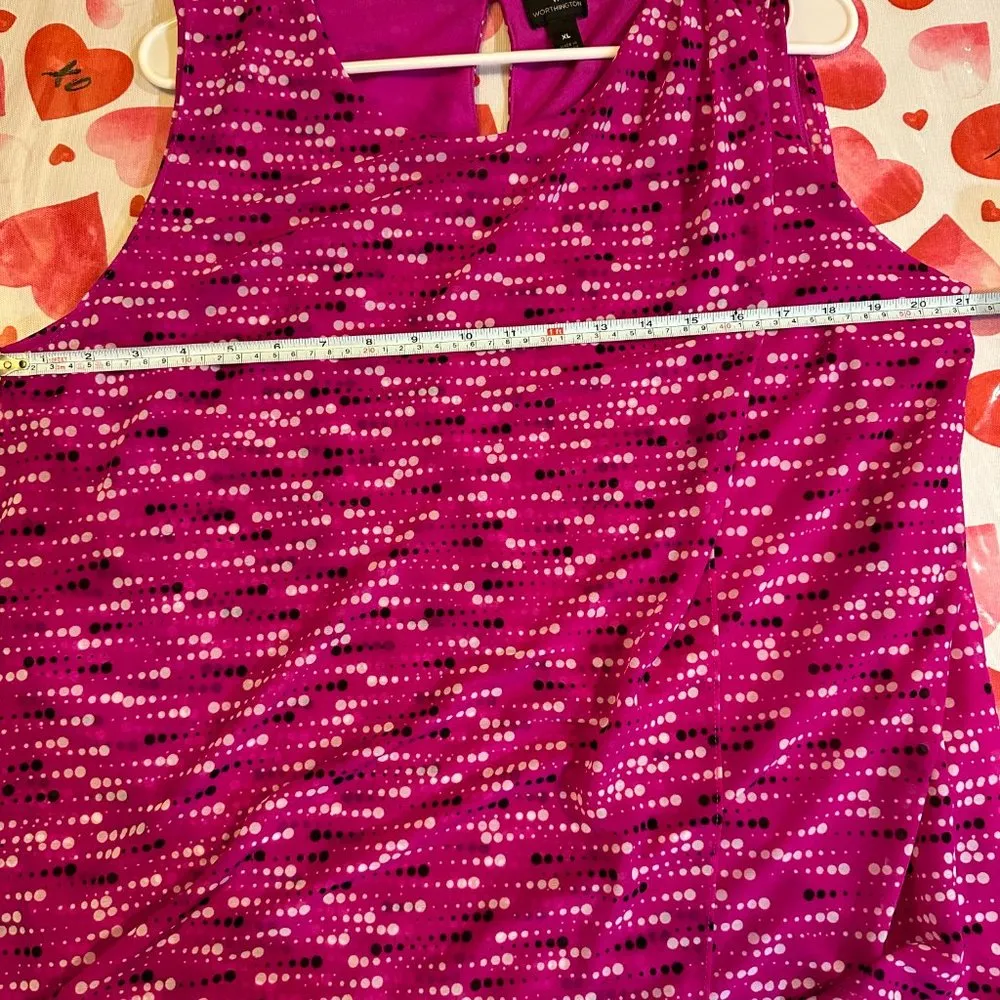 Fuchsia Blouse Short sleeve XL - Image 8