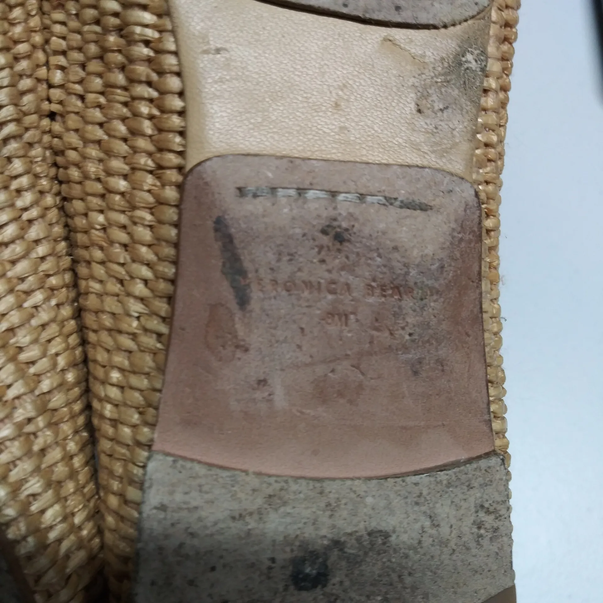 Veronica Beard Champlain Loafer Raffia Chic Size 8 - Image 5