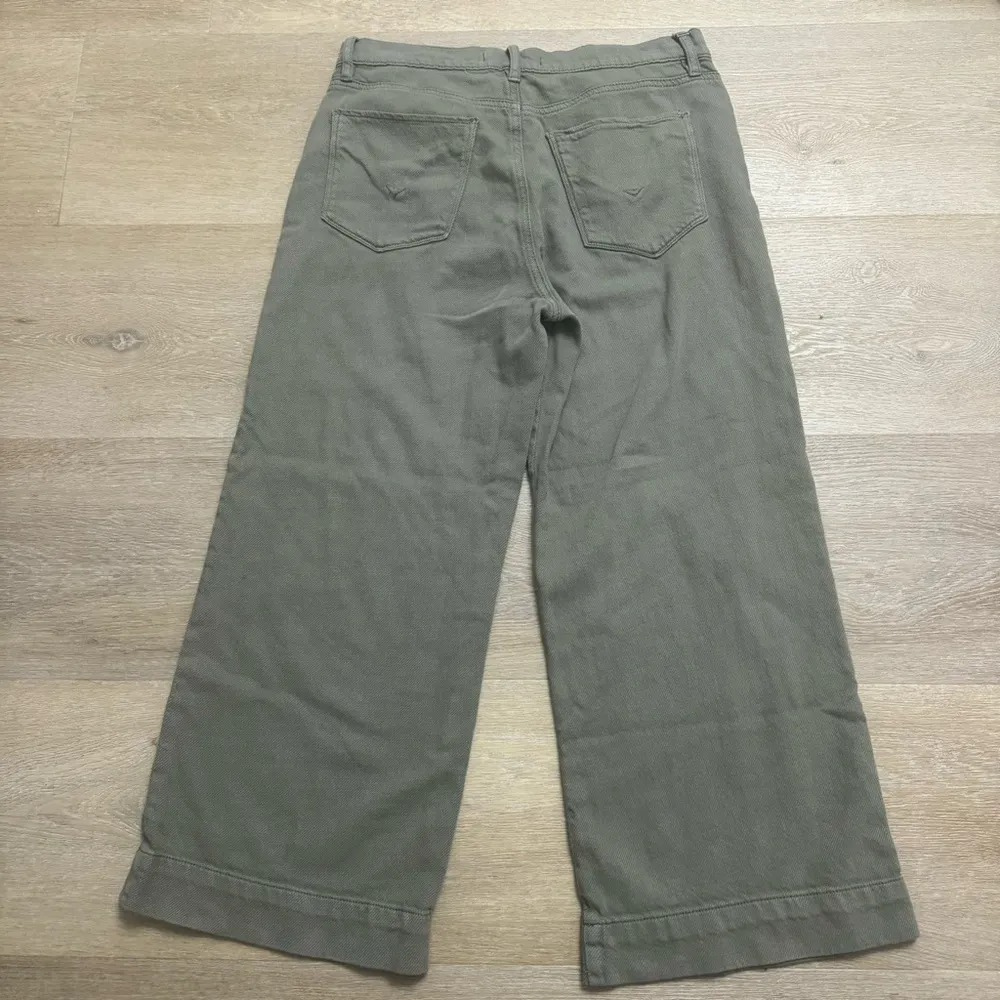 Hudson Wide Leg Olive Jeans - Image 5