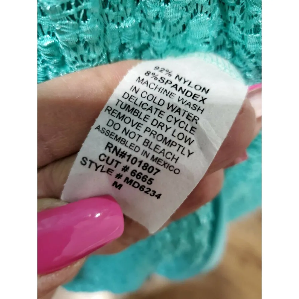 Espresso Women's Floral Nylon Off the Shoulder Knee Length Dress Size Medium Black - Image 10