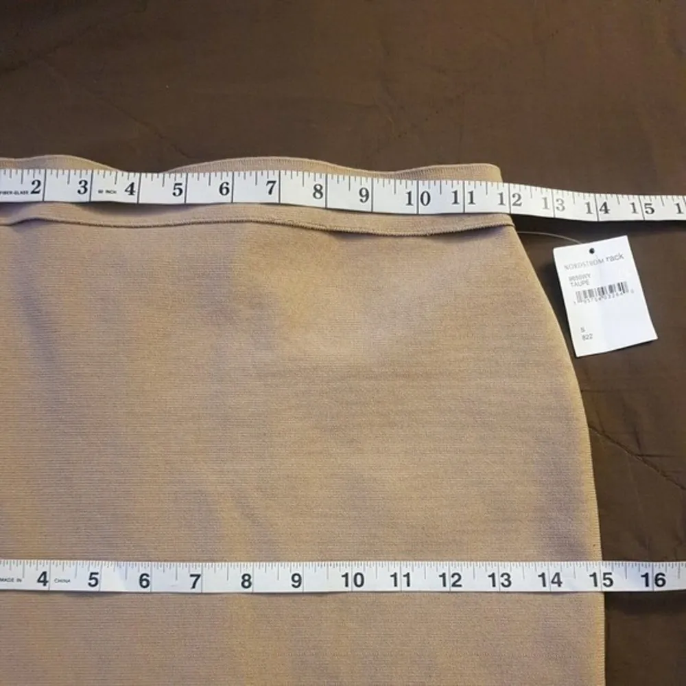 Love tree Womens Skirt Size Small Pencil Brown Career Work Stretch Corporate - Image 7