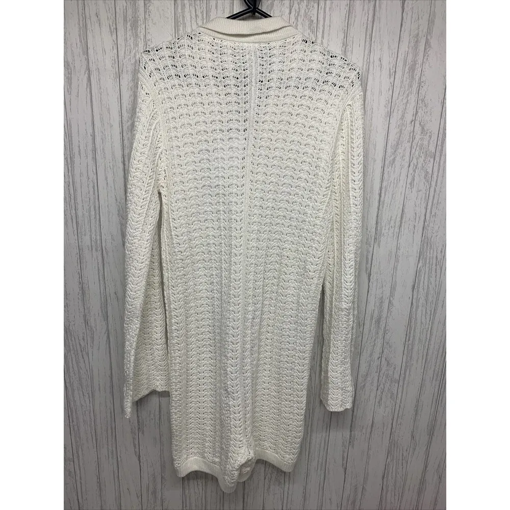 Womens Size M Rue Stiic Daisy Knitted Romper NWT White Size M - Image 7