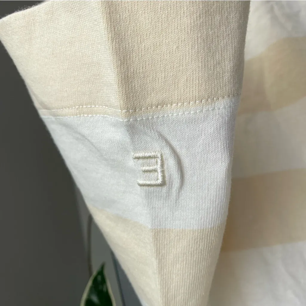 NWT Everlane Organic Cotton Striped Polo Mini Dress - Image 4